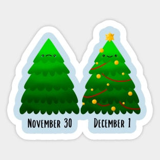 A Christmas Tree Miracle Sticker